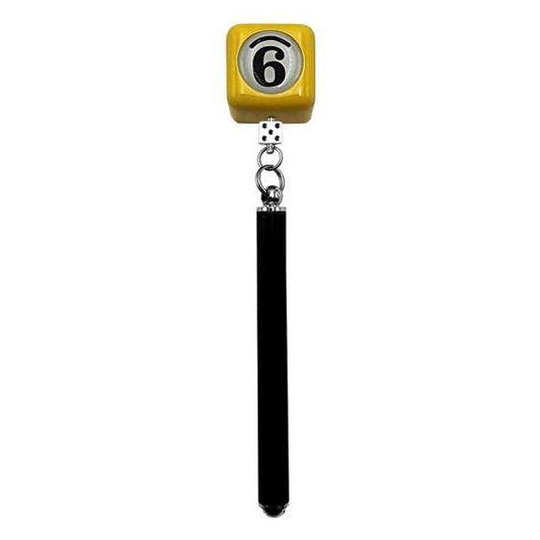 Yellow 9 Ball Pocket Chalker - Top