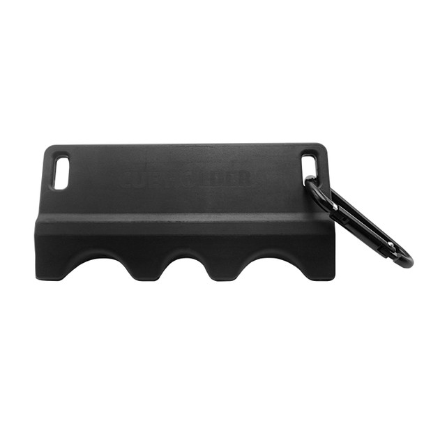 Ultra Slim Clip On Cue Holder - 3 Spot - Front