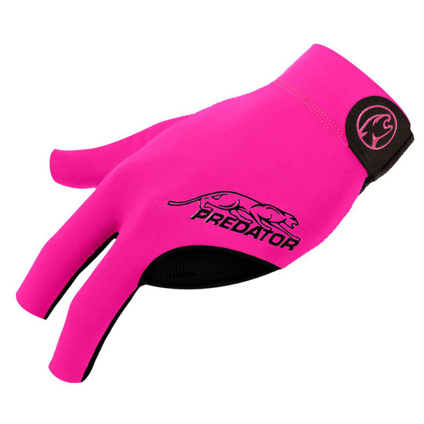 Predator Second Skin Pool Glove - Pink - Left Hand - Top