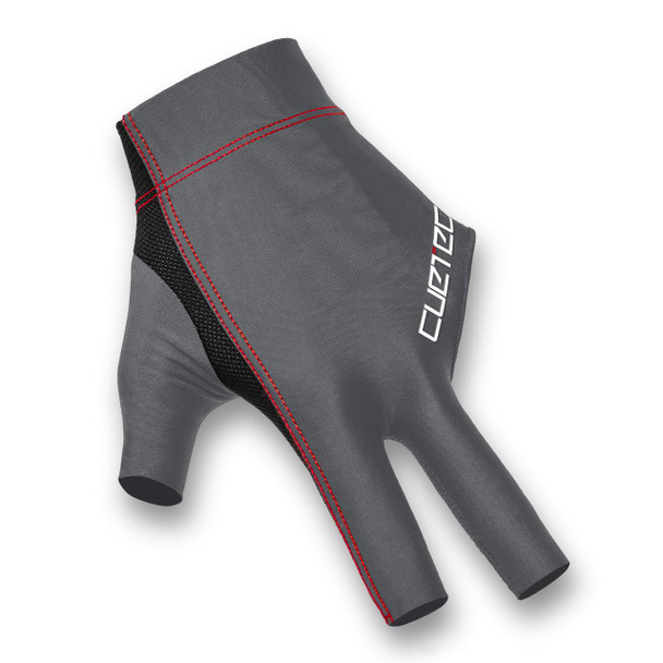  Cuetec Axis High Performance Grey Pool Glove - Left Hand Bridge 