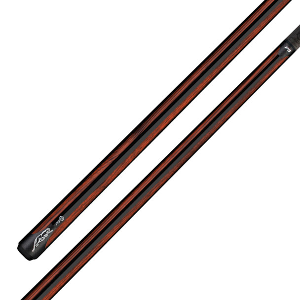 Predator P3 REVO Red Tiger Pool Cue with No Wrap - Detail