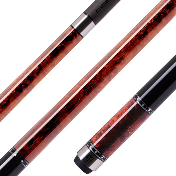 Cuetec Cynergy Truewood Mappa Burl 2 Pool Cue - No Wrap - Detail