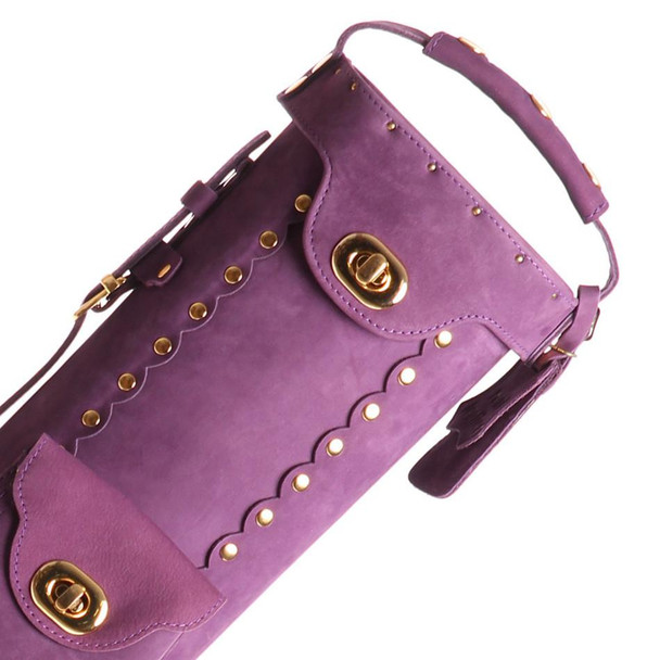  Instroke Limited Purple Pool Cue Case - 3x7 