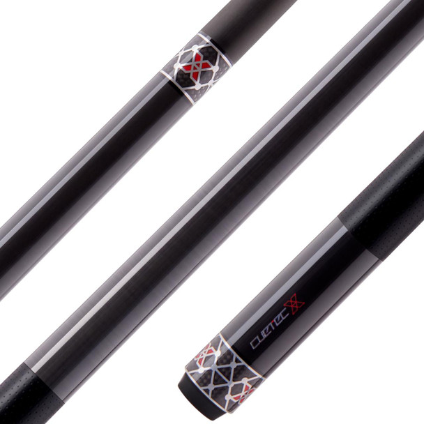 Cuetec Cynergy X Raw Pool Cue - Leather Poly Wrap - Detail