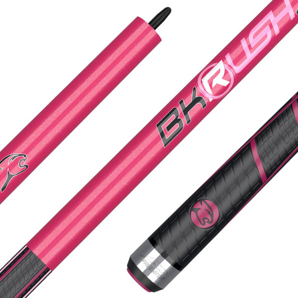 Predator BK Rush Pink Break Cue - Sport Wrap - Detail