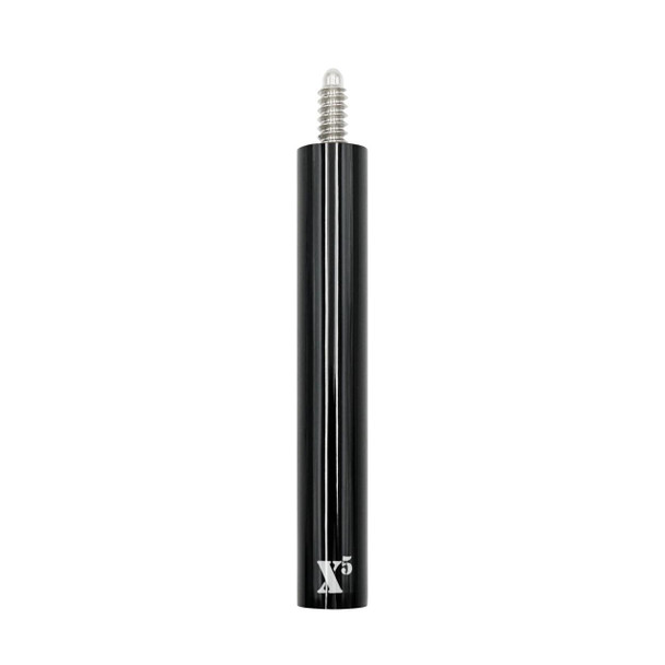 X5 Black Center Pool Cue Extension - 5/16x14 - Full