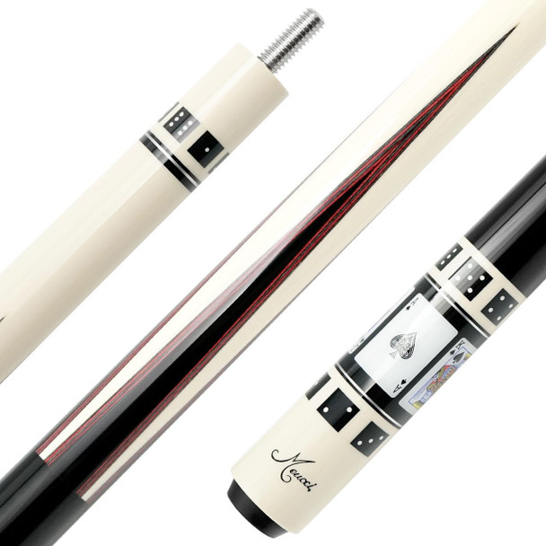 Meucci Gambler 2 Pool Cue - Spades - Detail