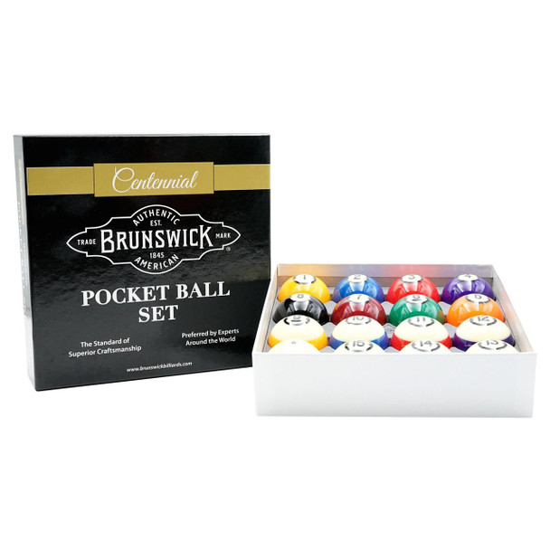 Brunswick Centennial Pool Ball Set - FCI Billiards