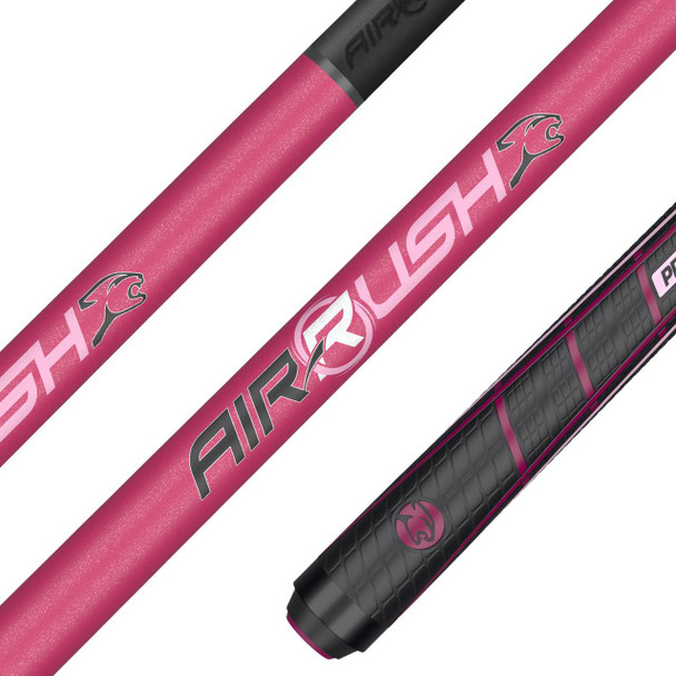Predator Pink Air Rush Jump Cue - Sport Wrap - Detail