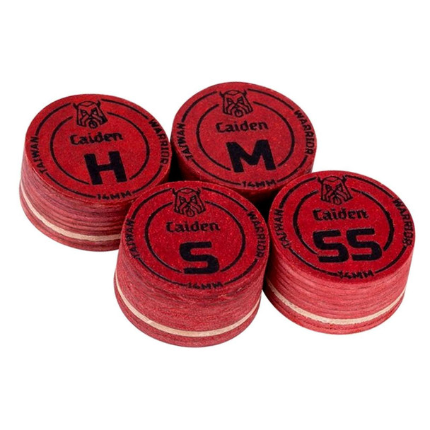 Caiden Warrior Pool Cue Tips - Super Soft, Soft, Medium and Hard Density's