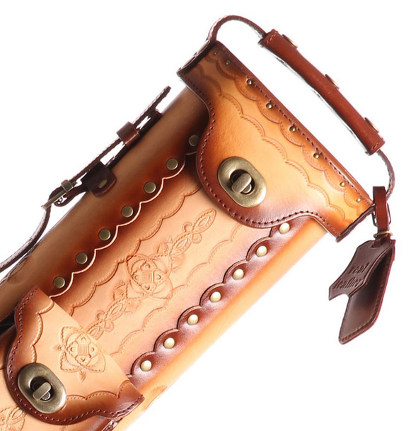 Instroke Saddle Pool Cue Case | Model A | 2x4 - Top