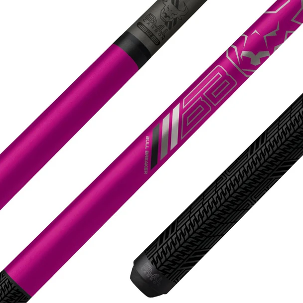 Bull Carbon Bull Breaker Pink Carbon Fiber Break Cue - Sport Wrap - Detail