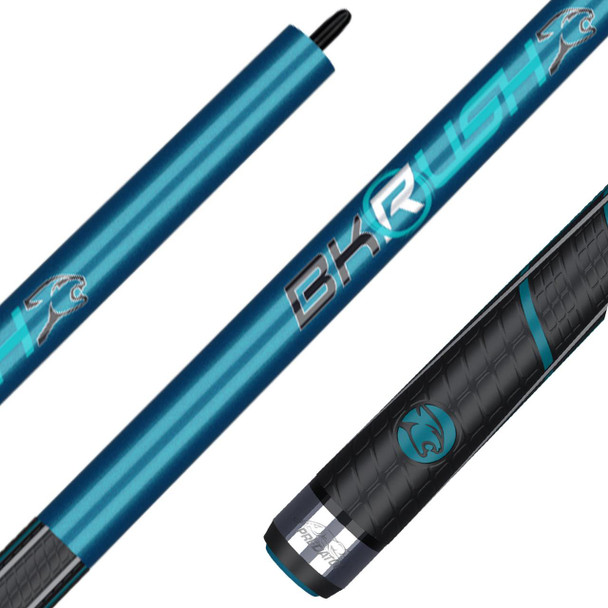 Predator BK Rush COTY Teal Break Cue Sport Wrap - Detail