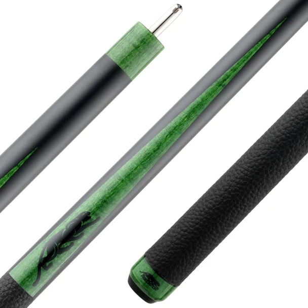 Predator SP2 Green Stained Curly Maple 1 Pool Cue - Detail