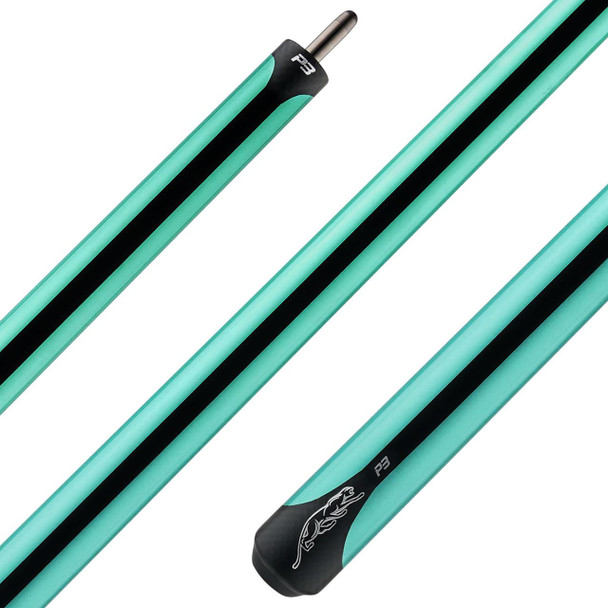 Predator P3 Teal Pool Cue - No Wrap - Detail