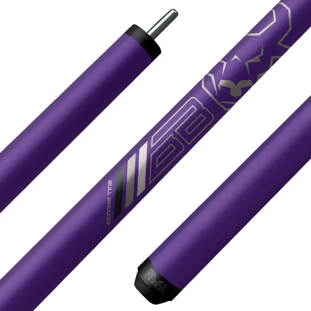 Bull Carbon Bull Breaker Purple Break Cue - No Wrap - Detail