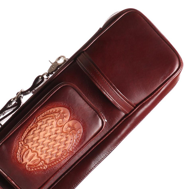  Instroke Soft Brown G04 Pool Cue Case - 4x8 