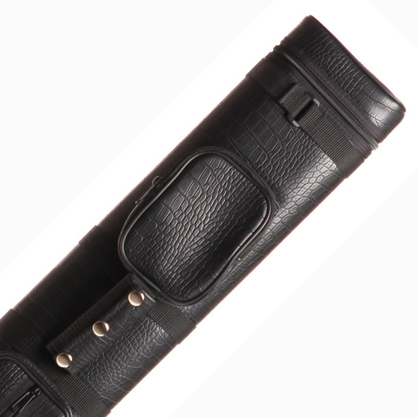 Apex Pool Cue Case | Black Croc | 2x4 - Top