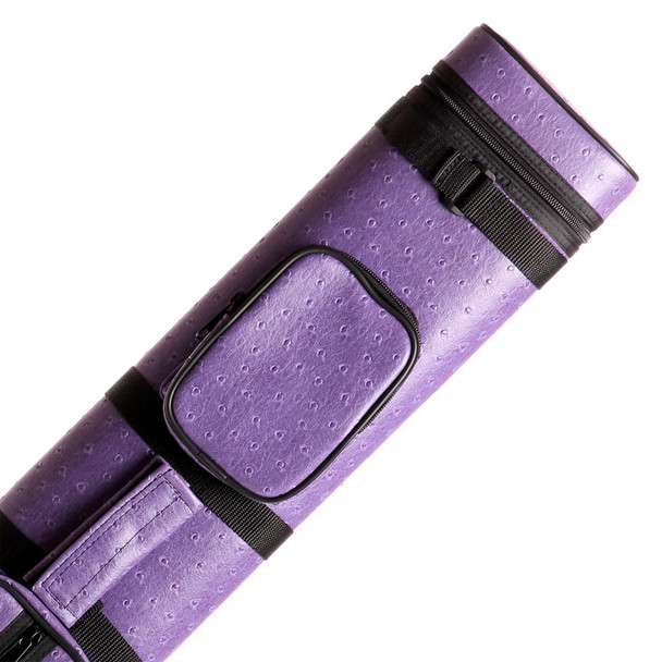 Apex Pool Cue Case 2x4 - Purple - Detail Apex Pool Cue Case 2x4 - Purple - Detail