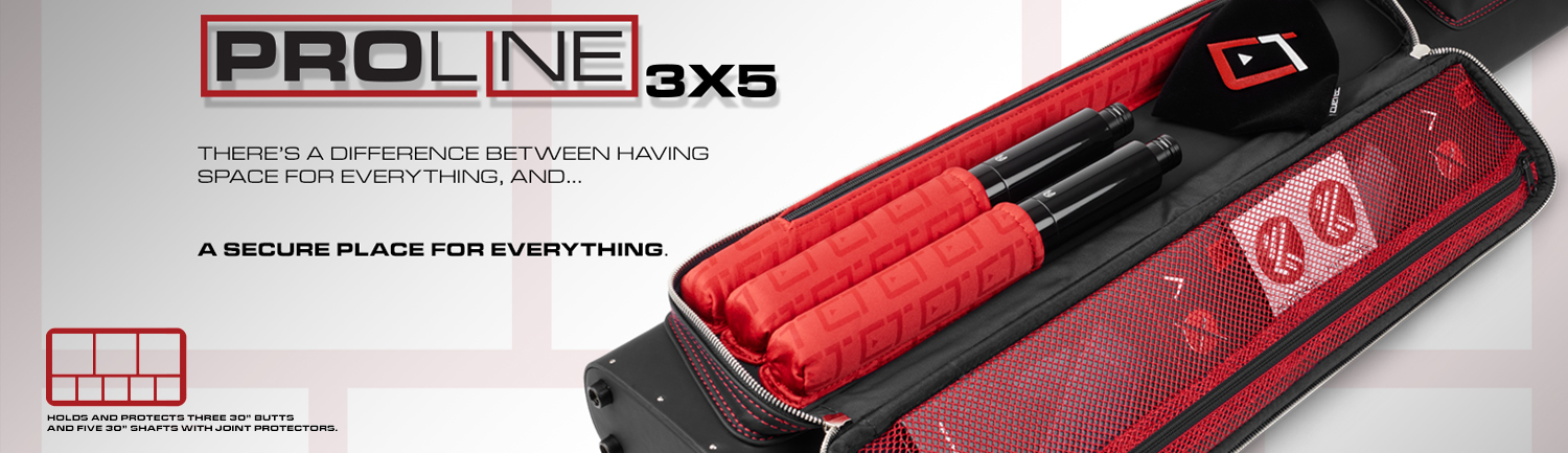 Cuetec Pro Line 3x5 Hard Cases