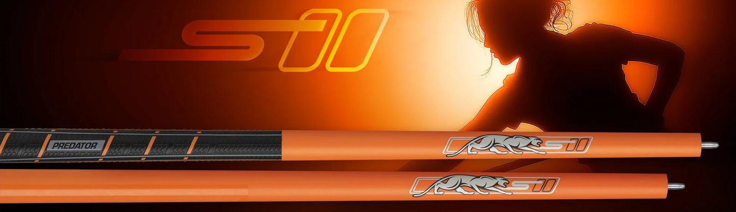 Predator Sport 2 Flare Neon Orange Pool Cues