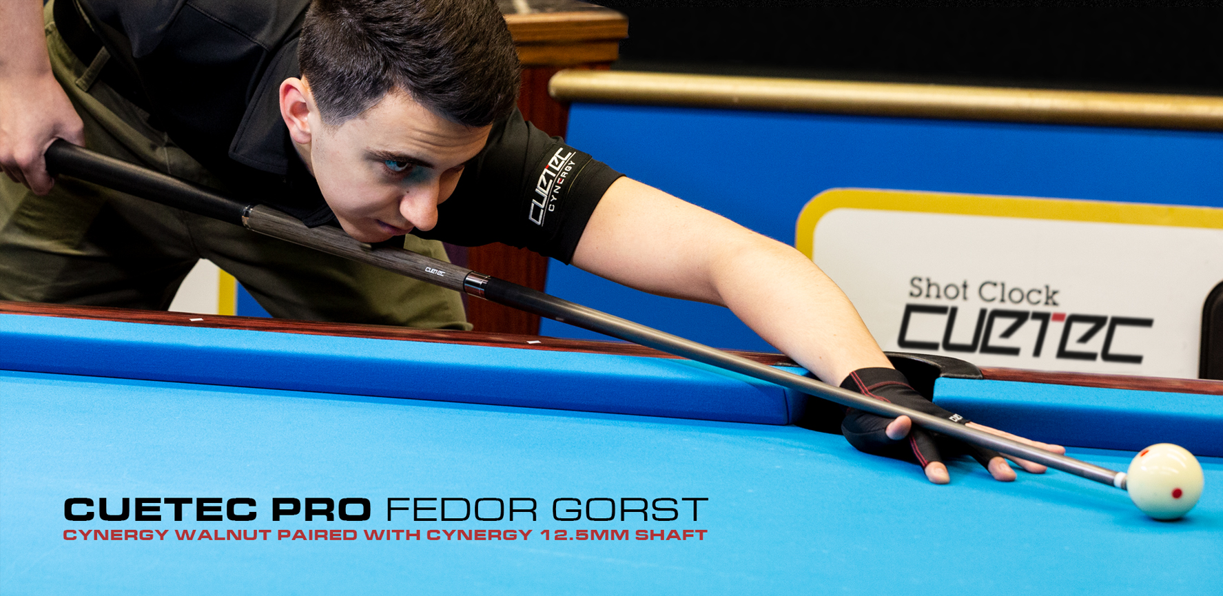 Fedor Gorst Using Cuetec Cynergy True Wood Pool Cues