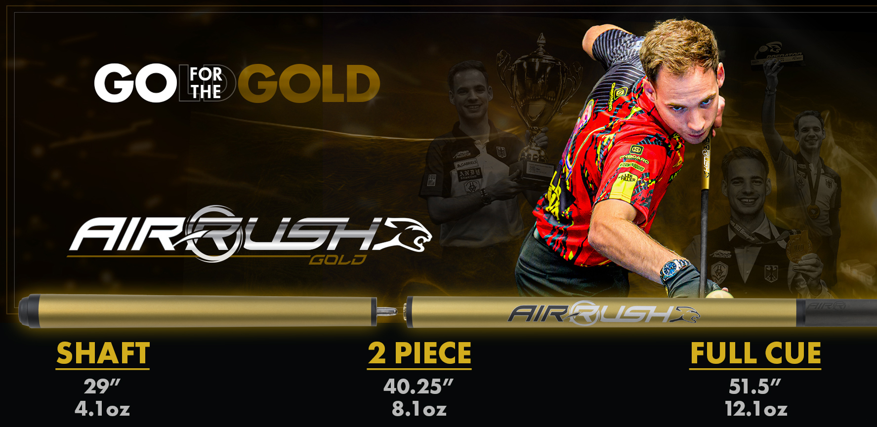 Predator Air Rush Gold No Wrap