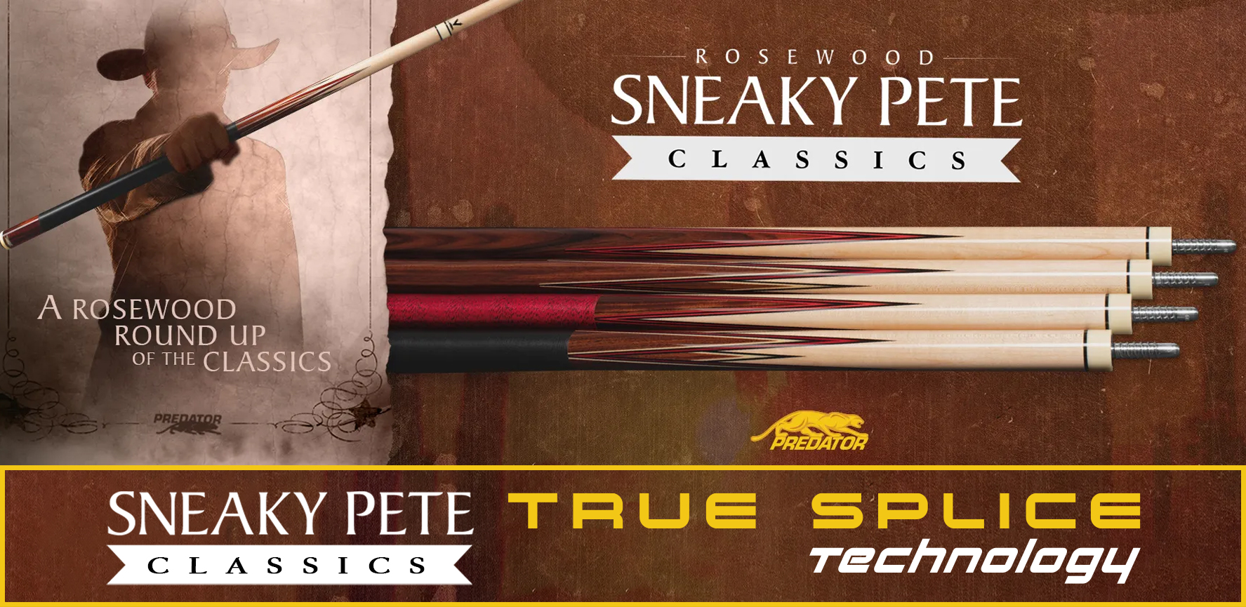 Predator Rosewood Sneaky Pete Classics