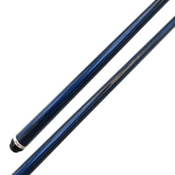 Jacoby Custom Cue - Laminated Blue and Gray - FCI Billiards
