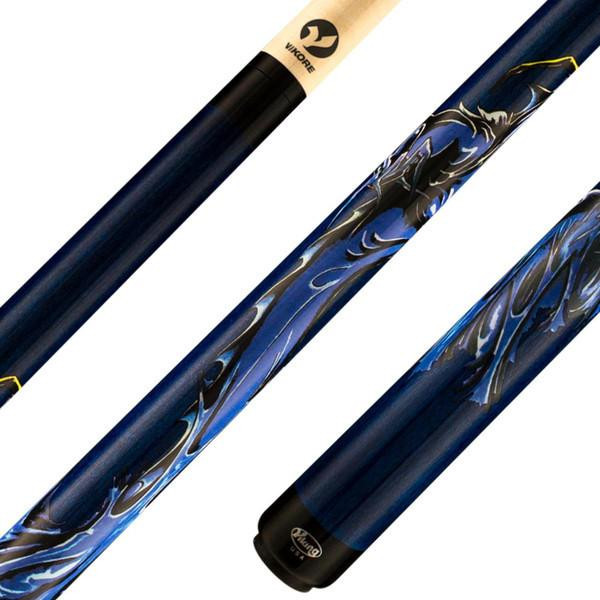 Viking DeCues Pool Cue | Blue Dragon