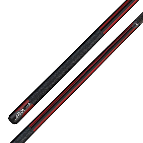 Predator P3 REVO Red Tiger Pool Cue with Leather Wrap - FCI Billiards