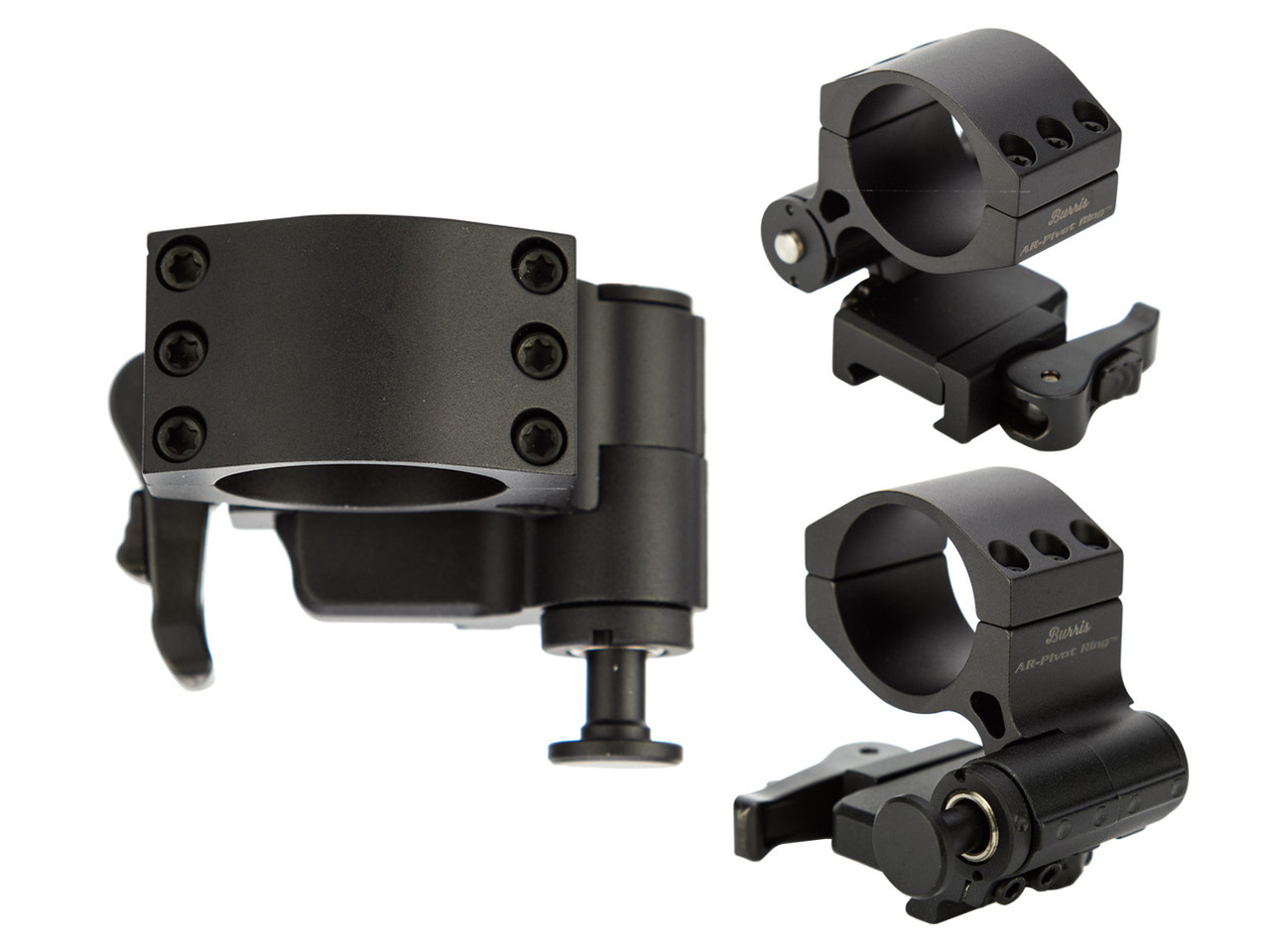 実物Burris AR-Triplers & AR-Pivot Ring Burris Quick Detatch Pivot Ring Mount for Scopes & Sights AR