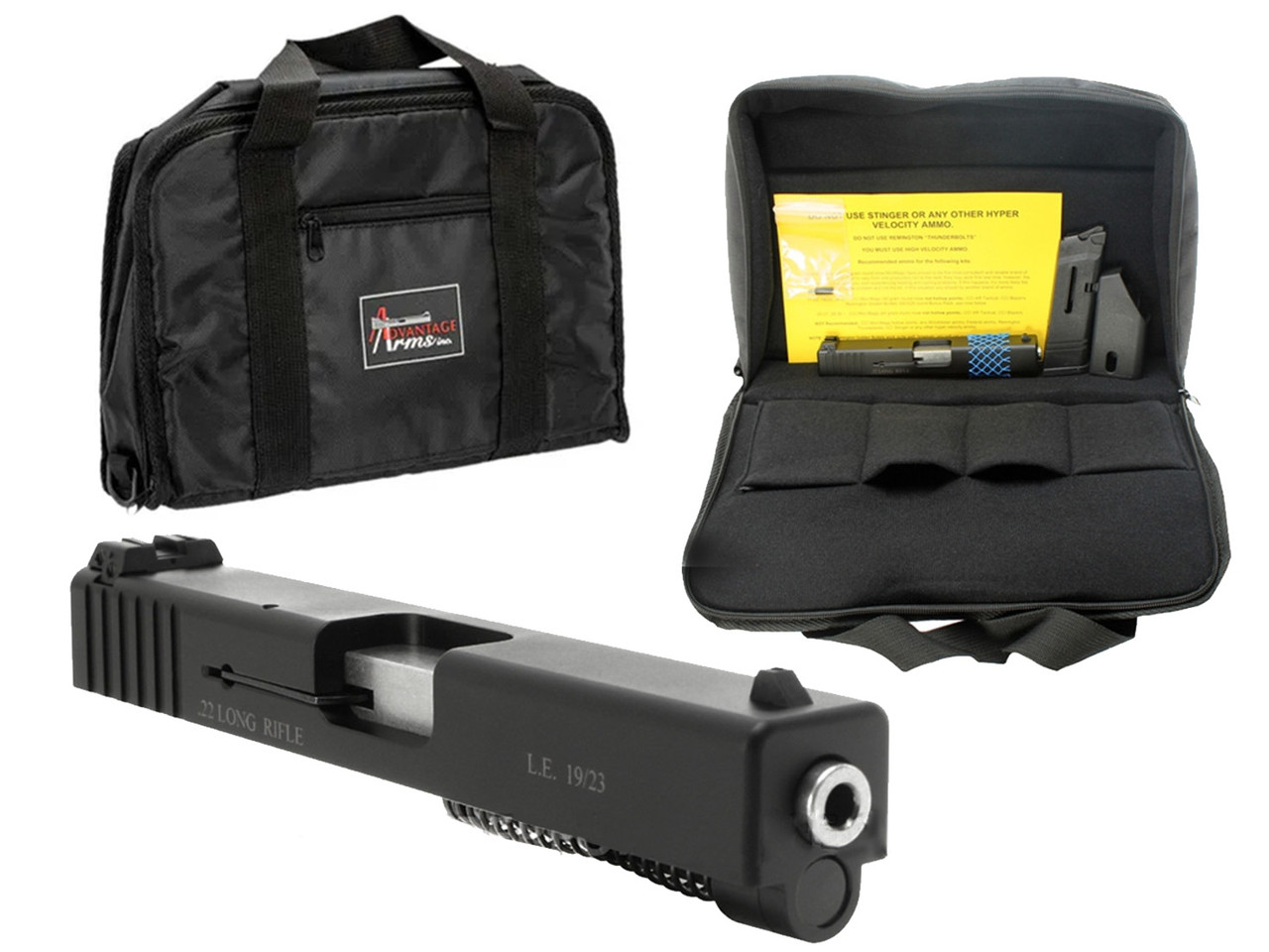 Advantage Arms .22lr Conversion Kit for Glock 19 23 25 32 GEN 1-3