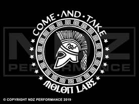 "Molon Labe" Come And Take It Decal – 3" Vinyl Sticker For Car, Truck, Window, Bumper