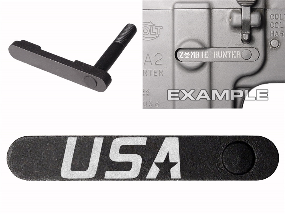 NDZ AR-15 SW 15-22 Black Magazine Catch 521 USA logo | NDZ Performance