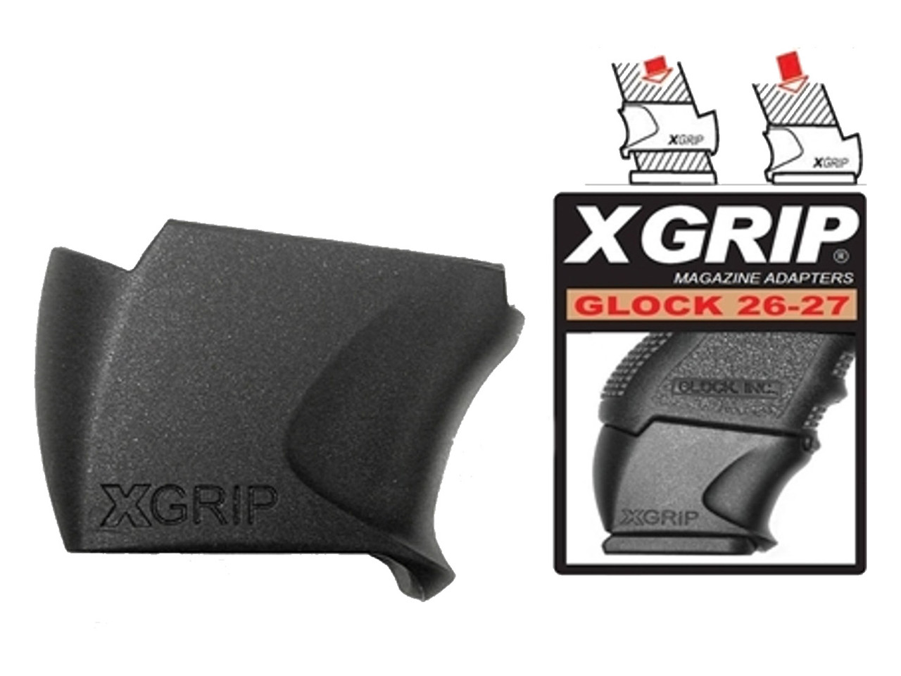X-GRIP Magazine Extension for Glock 26 27 XGGL26-27 | NDZ Performance