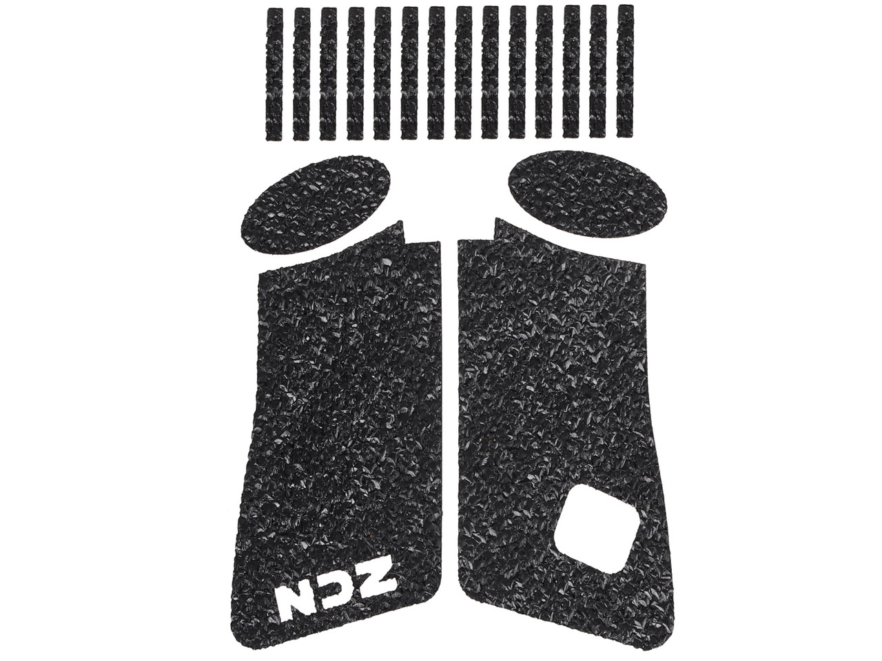 NDZ Rubber Pistol Grip for Glock 19 23 32 38 GEN 4-5 - Black