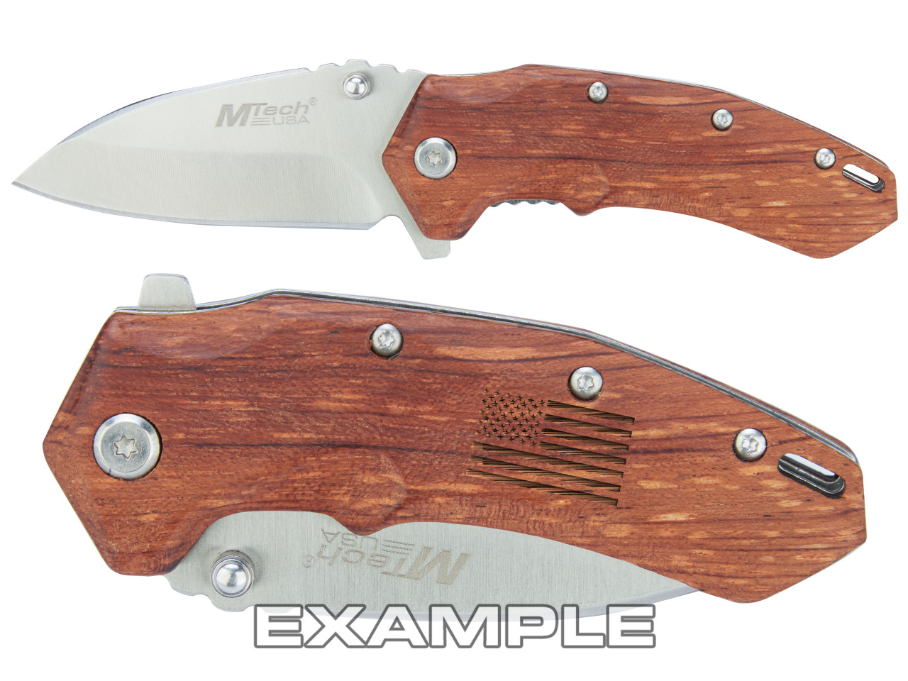 Mtech USA MT-A1158BR Spring Assisted Knife Stainless Brown | NDZ