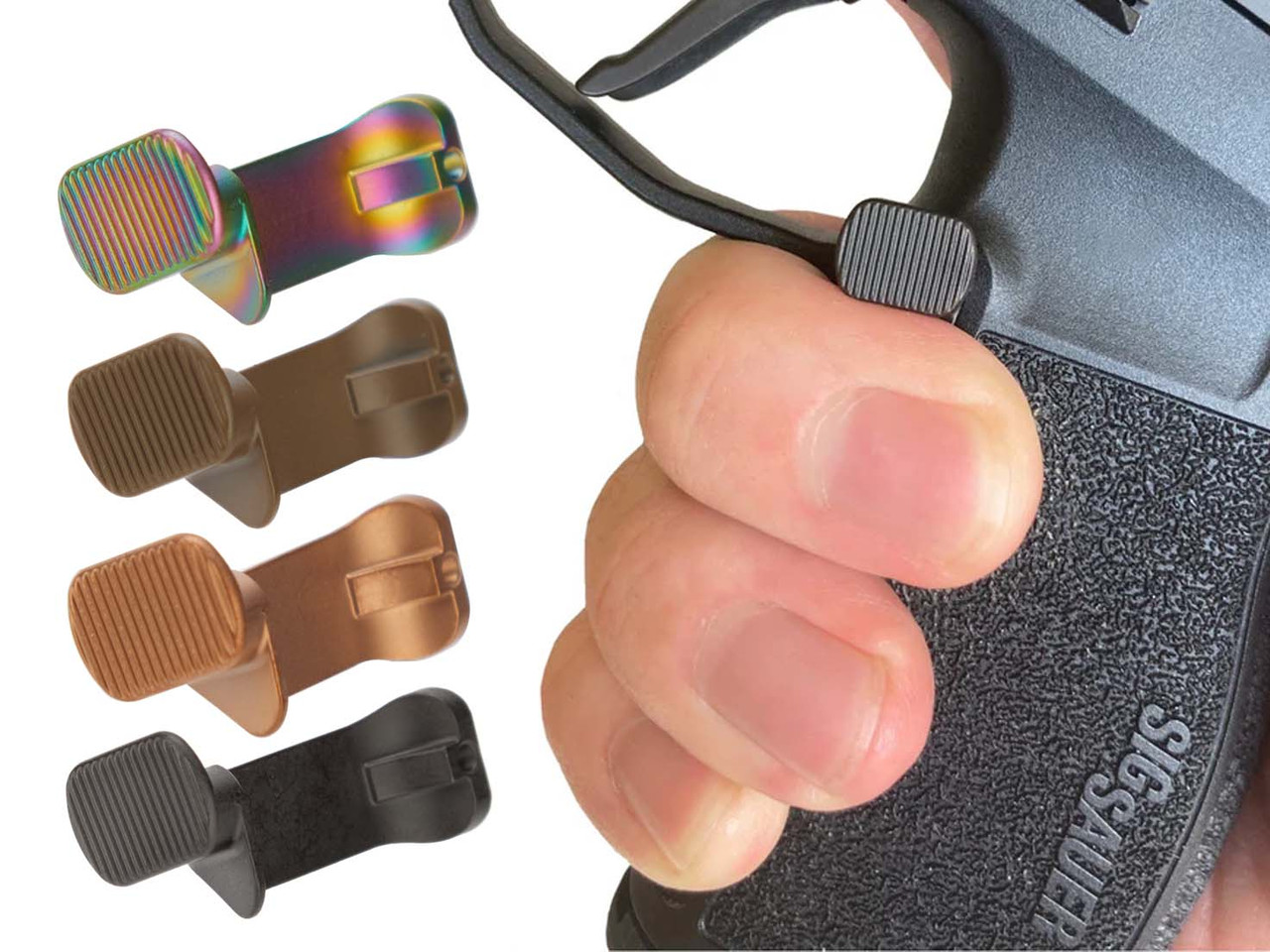 Align Tactical Offset extended Magazine Release for Sig Sauer P365