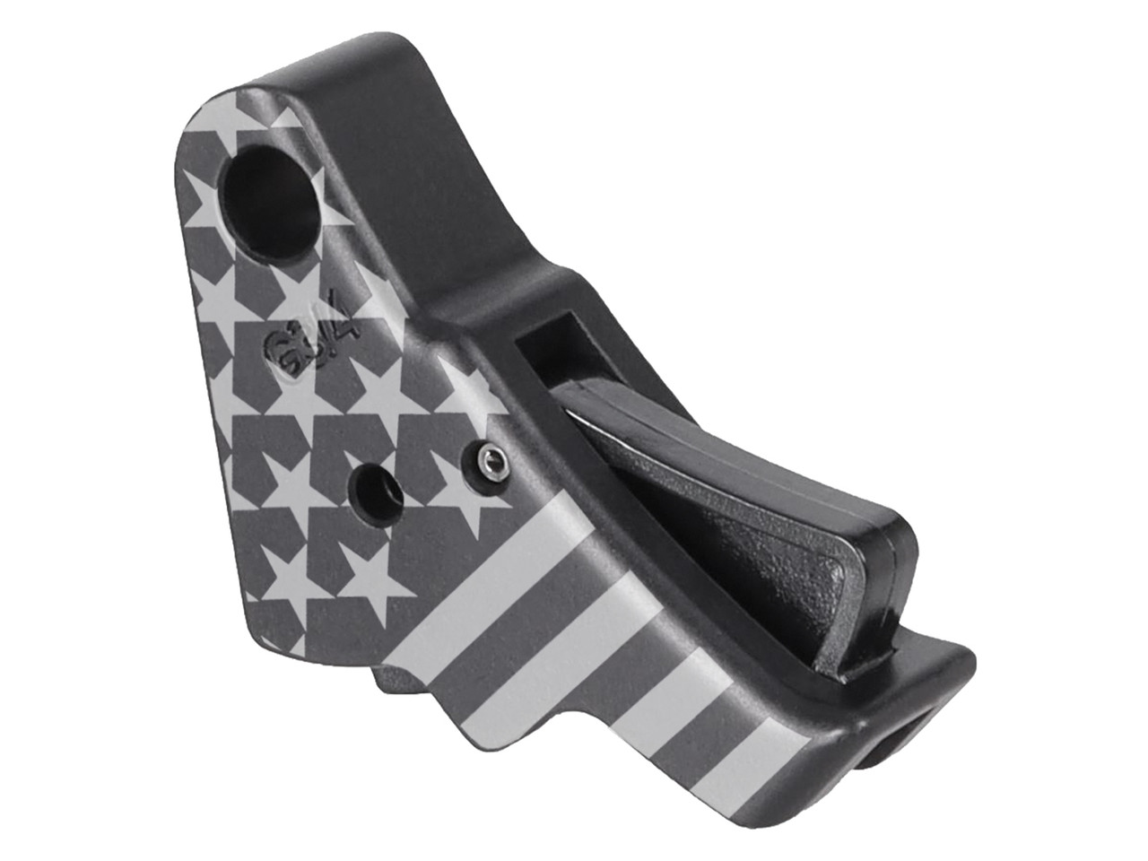 Apex Glock Gen 1-4 Enhancement Trigger Shoe in Black with US Flag