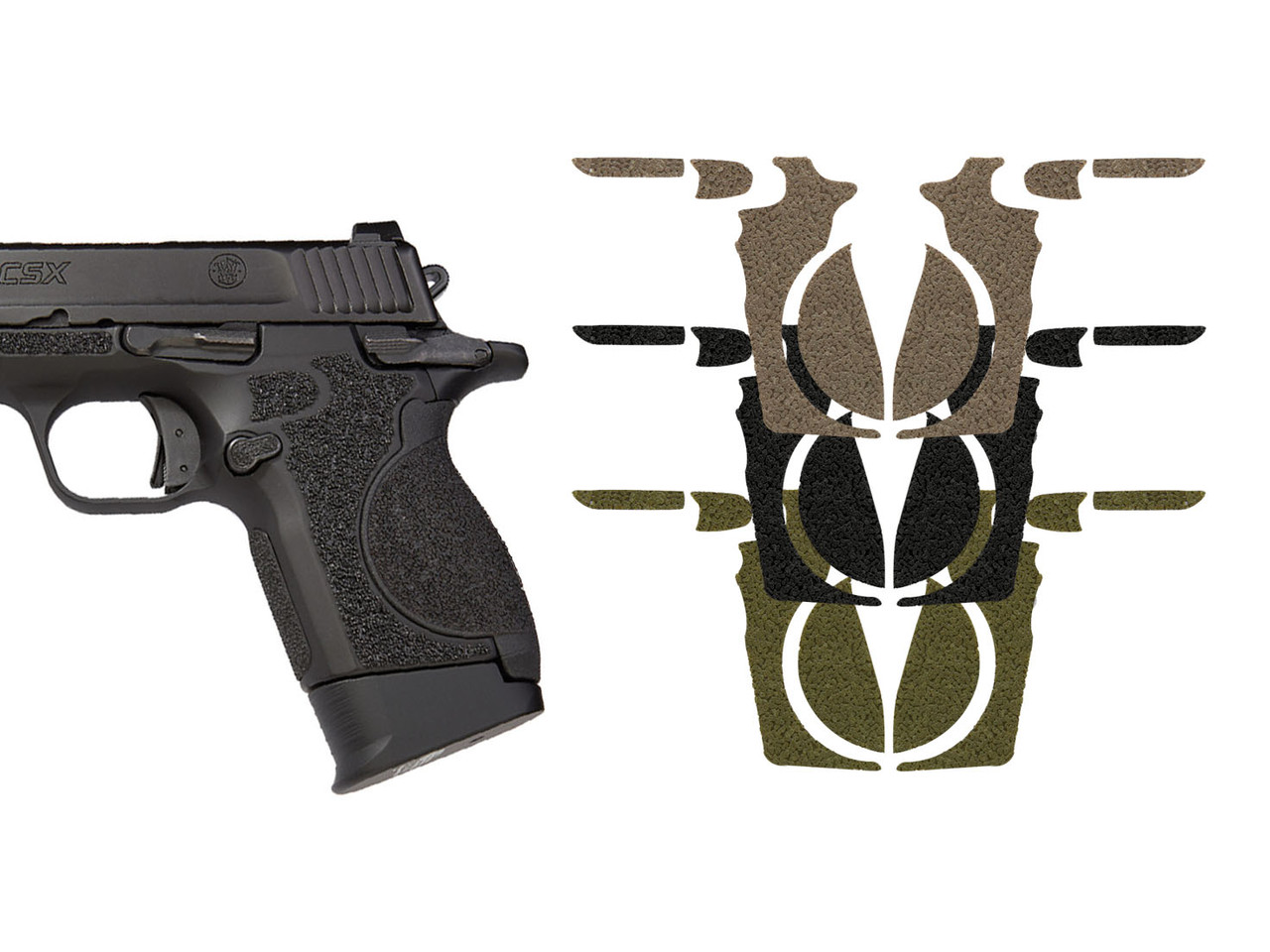 NDZ Smith & Wesson CSX Granulate Textured Pistol Grip | NDZ