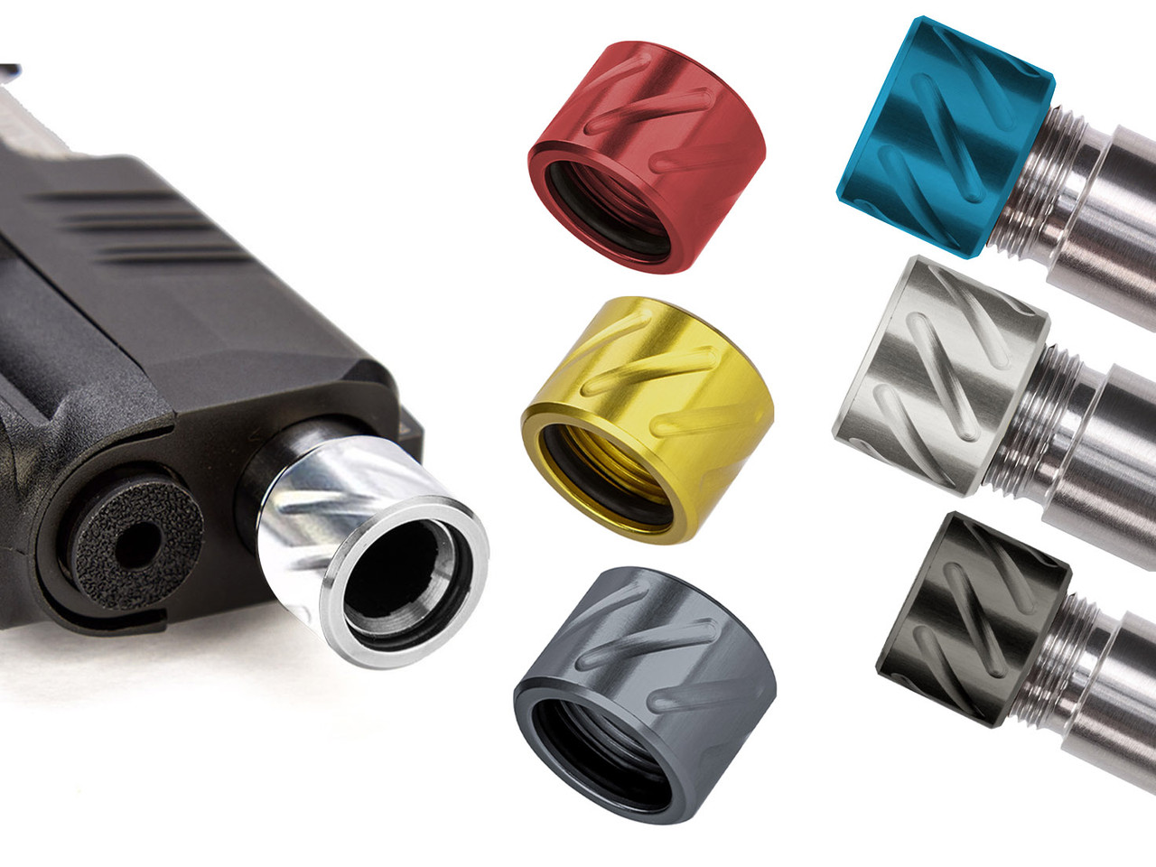 NDZ Thread Protector for 1/2x28 Thread size, Twist | NDZ Performance