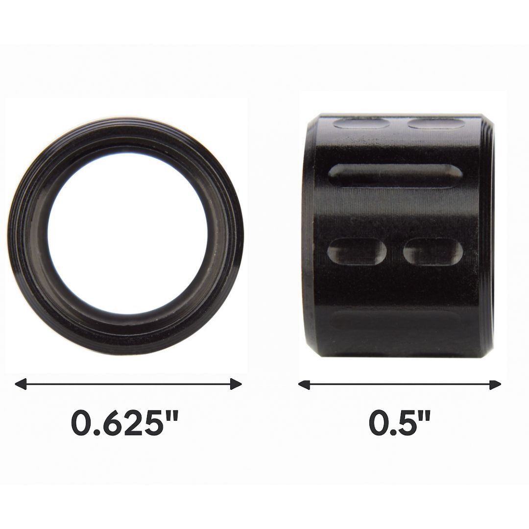 NDZ Thread Protector for 1/2x28 Thread size, Alternating Oval