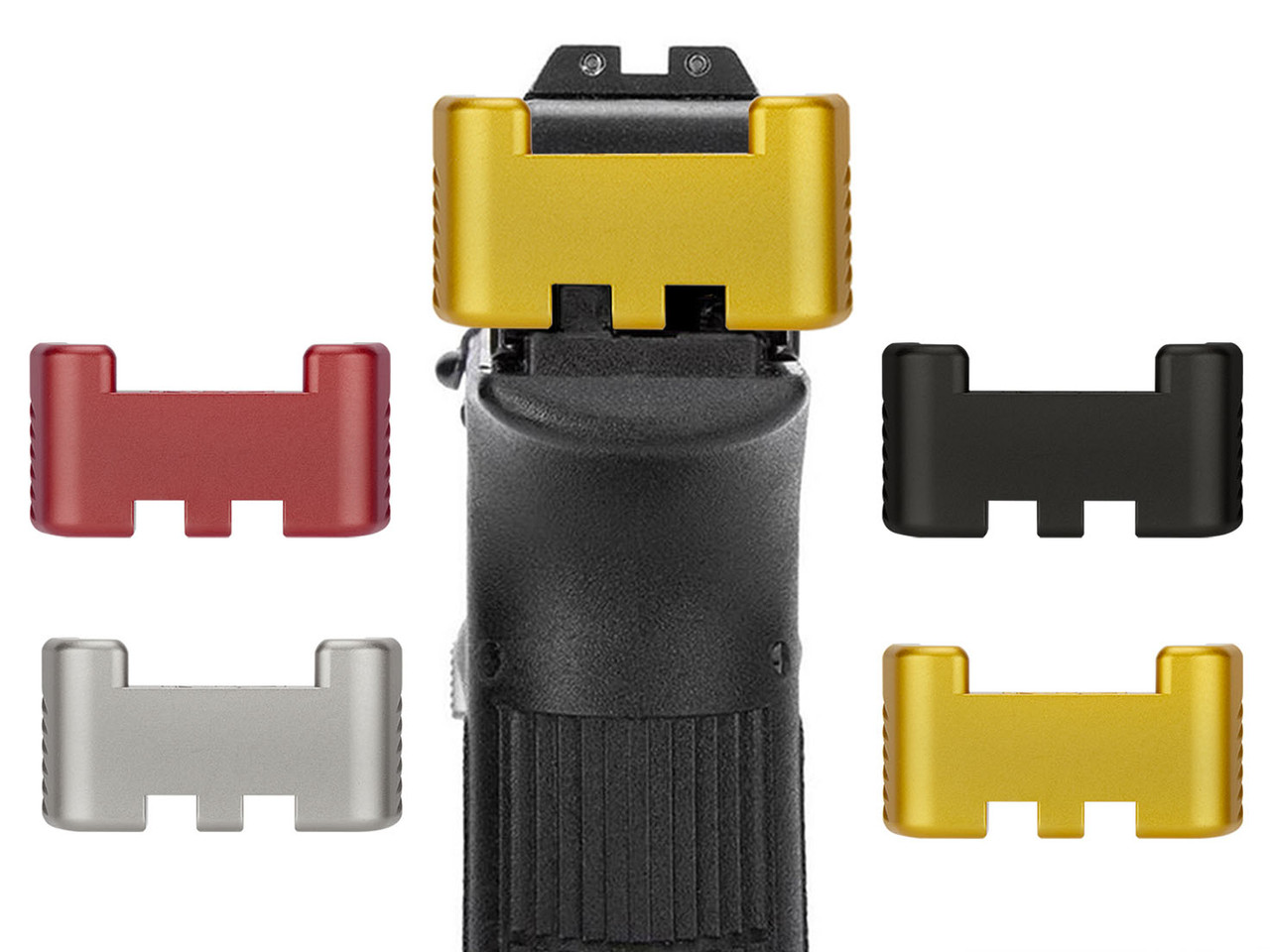 NDZ Slide Racker Plate for Glock Gen 1-5, 10mm & .45 ACP Models