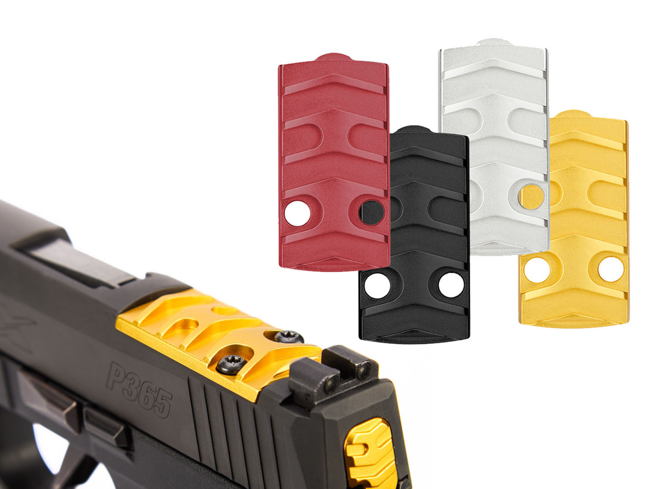 NDZ Sig P365 Series Sight Plate Cover Aluminum, Aspis Cut | NDZ