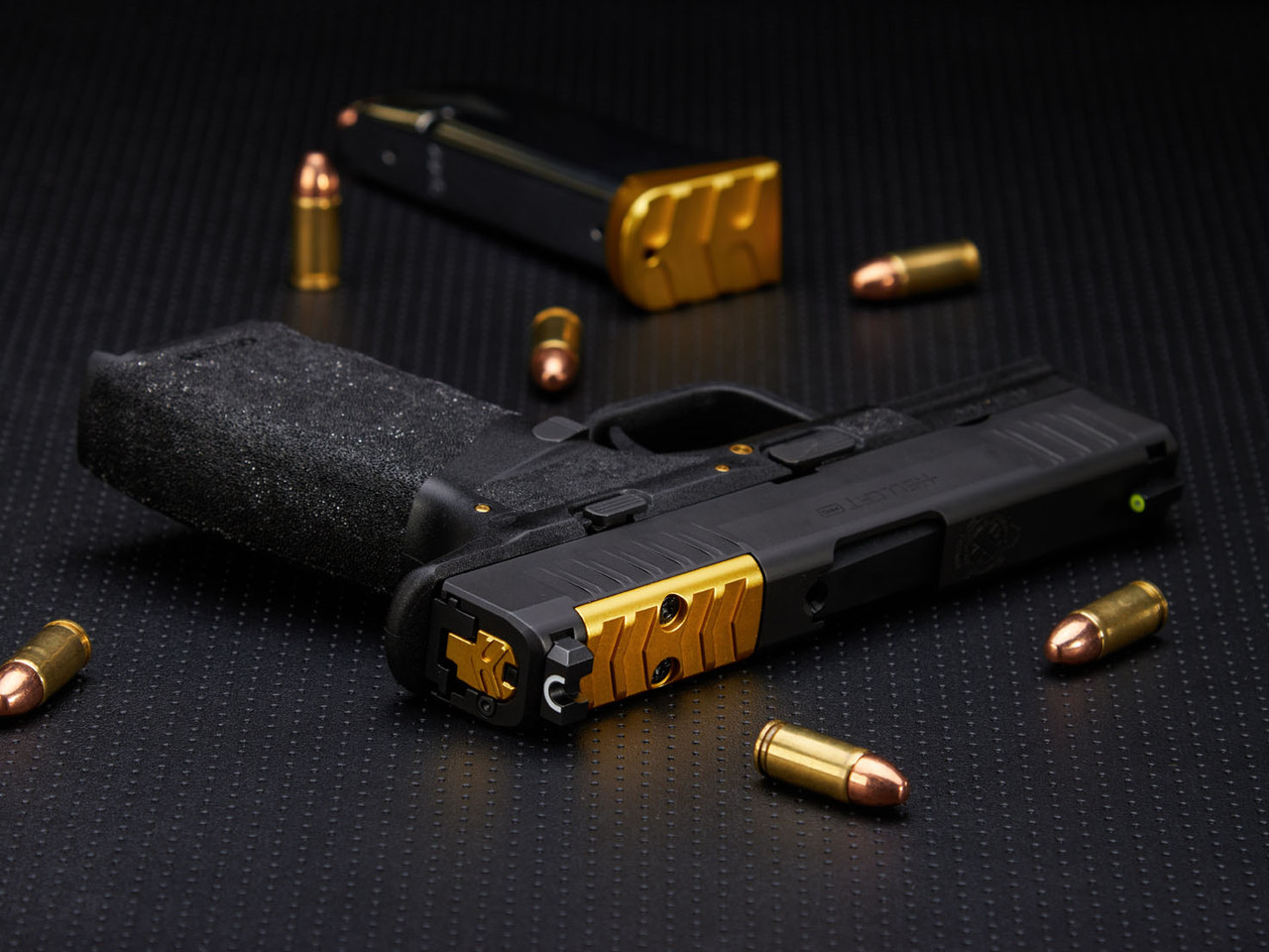 Gold Rose Petals NDZ Performance Rear Slide Cover Plate For