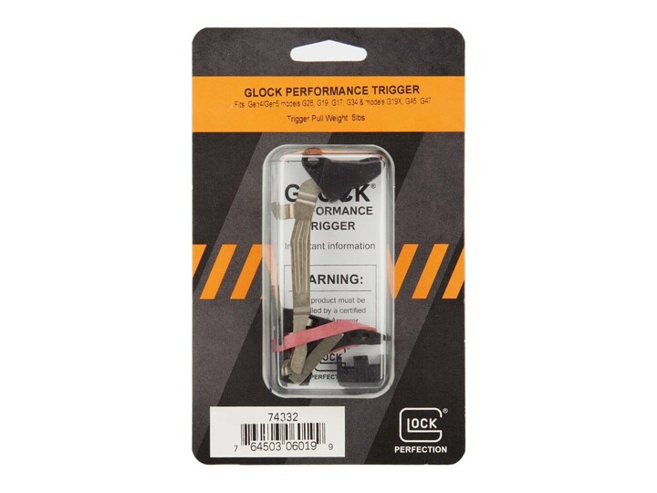 Glock Gen 4-5 Performance Trigger for 17 19 19X 26 34 45 47, 74332