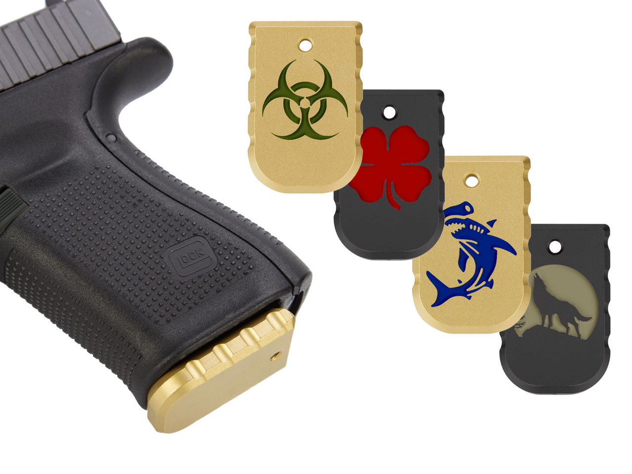 NDZ Glock Gen 5 Magazine Floor Plate Heavyweight Brass | NDZ