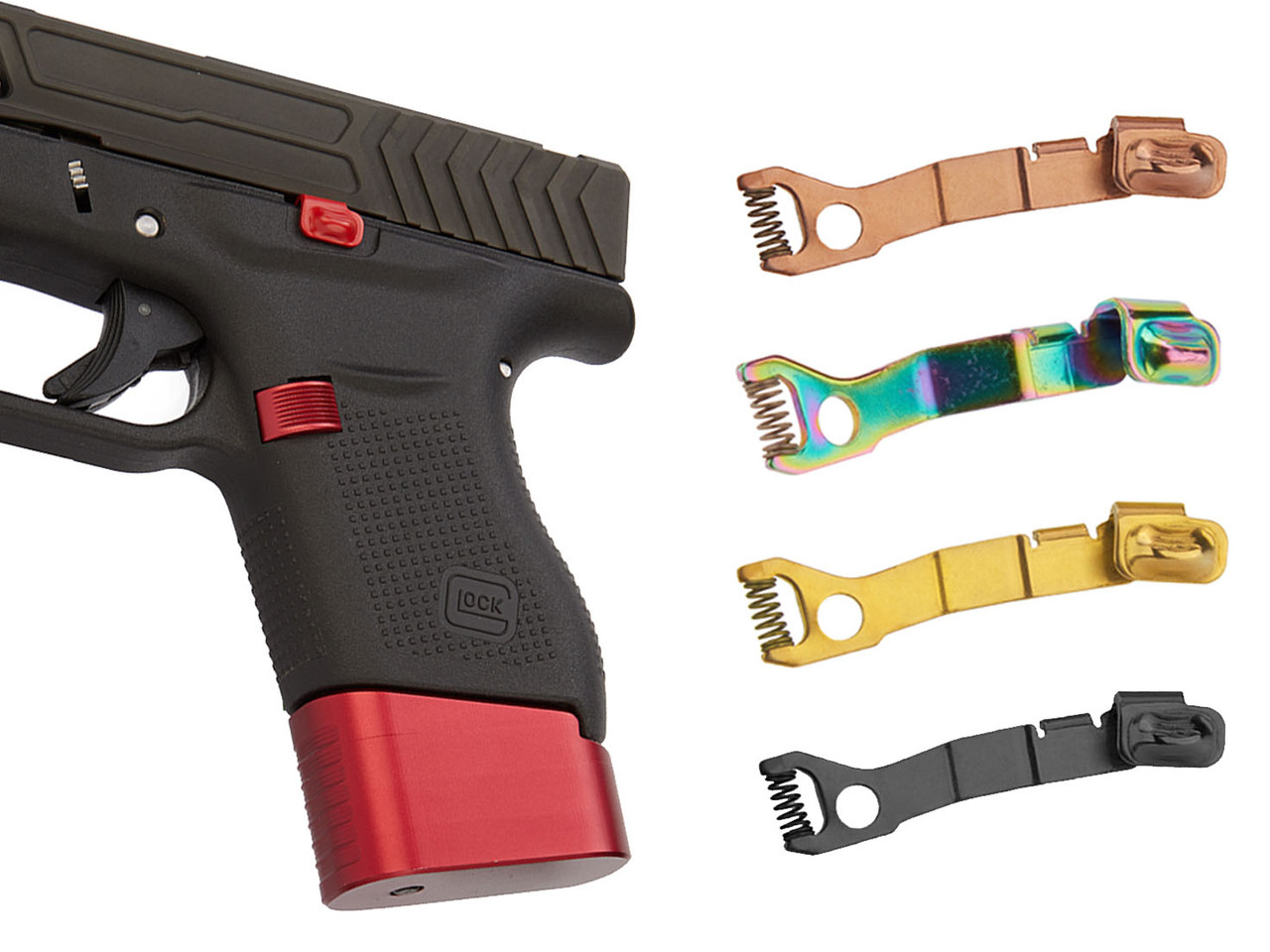 Ghost Glock 43 43X 48 Extended Slide Release (ESR) | NDZ Performance