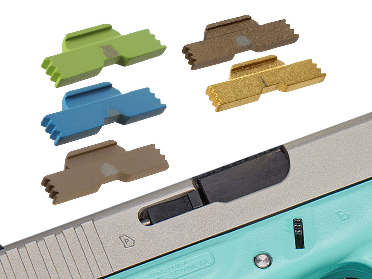 NDZ Glock 42 Extended Slide Lock Lever | NDZ Performance